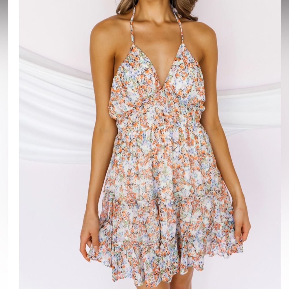 🔴3 for $25🔴Floral Halter Sundress